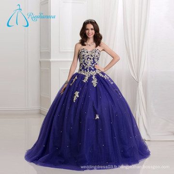 2017 Lace Appliques Sequined Beading Ball Gown Quinceanera Robes